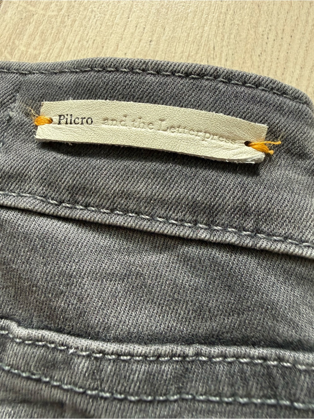 Anthropologie Pilcro and the Letterpress Serif Ankle Jeans Women’s Size 26P - Picture 3 of 13